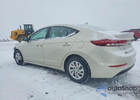 2017 Hyundai Elantra Se from USA, damaged, VIN KMHD74LFXHU370005